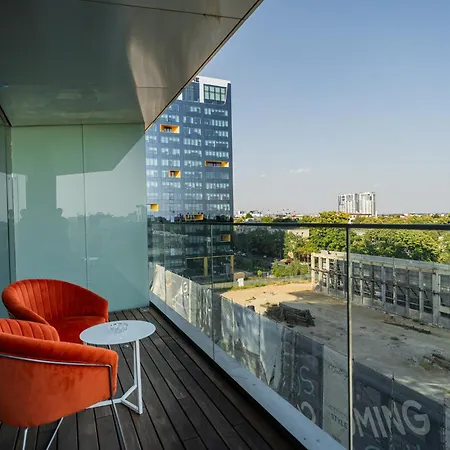 Lägenhet One Mircea Eliade - Luxurious With Panoramic And Park View Bukarest
