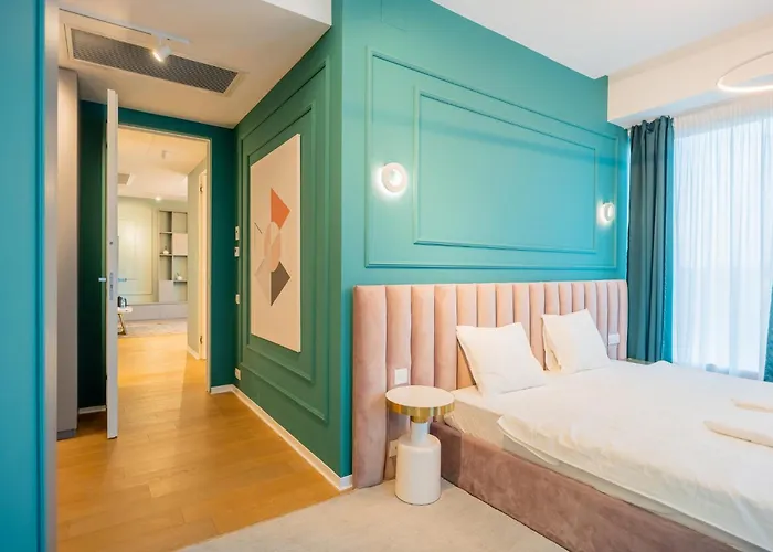 Apartmán One Mircea Eliade - Luxurious With Panoramic And Park View Bukurešť