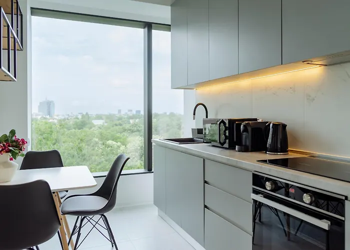One Mircea Eliade - Luxurious With Panoramic And Park View Апартаменты Бухарест